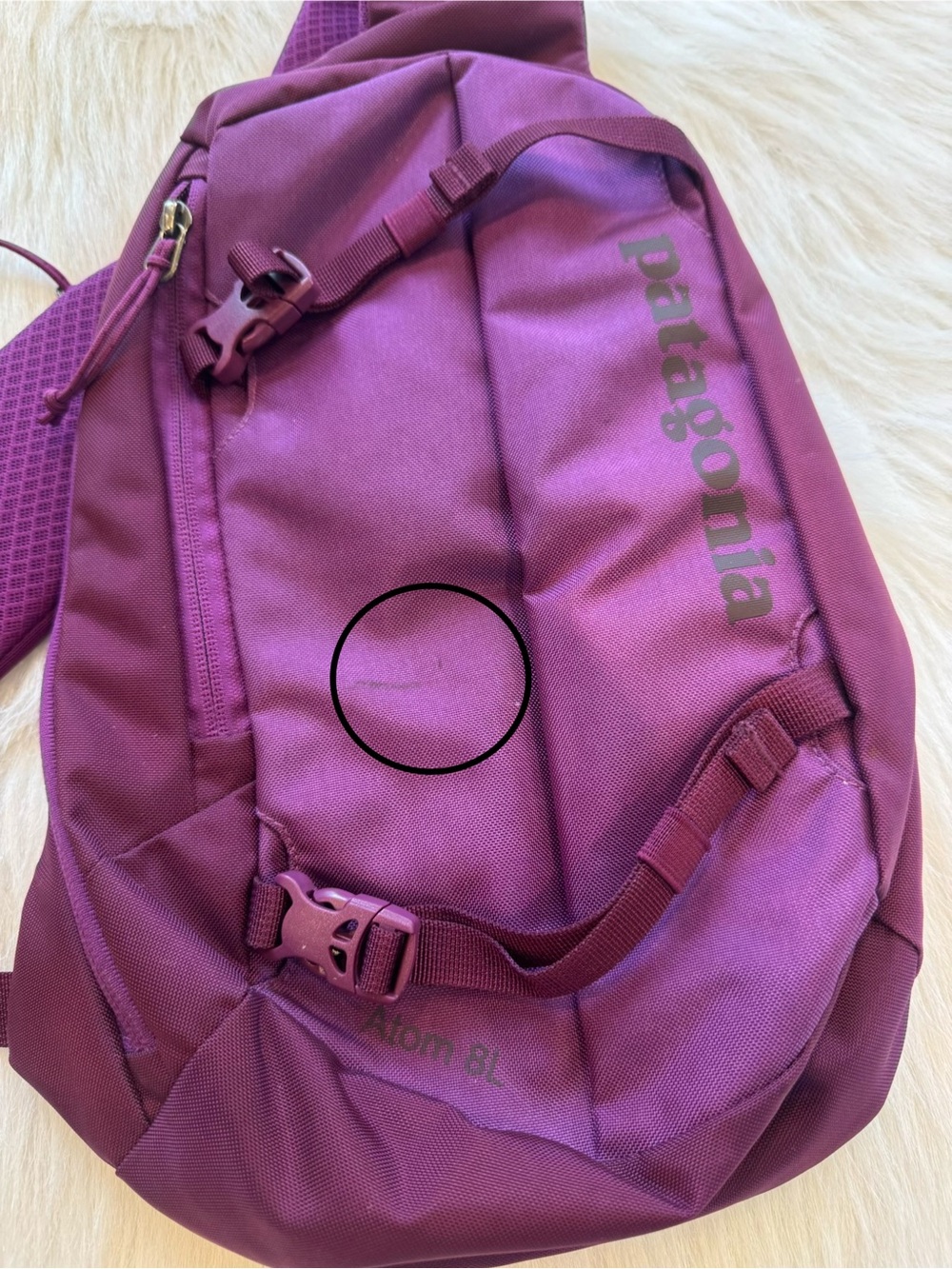 Patagonia Atom Sling Bag 8L Purple 💜💗 - Picture 3 of 5